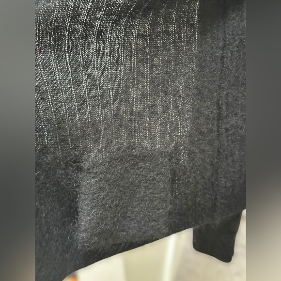 JUST FEMALE Zoe Mohair Wool Cozy Open-Front Cardigan Black Women’s S (see notes) - Picture 9 of 13